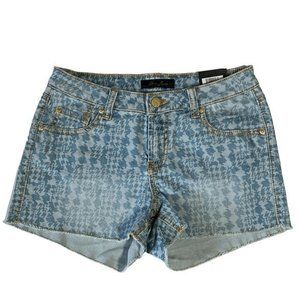 NEW Poetic Justice‎ Frayed Hem Jean Shorts Sz. 28 NWT